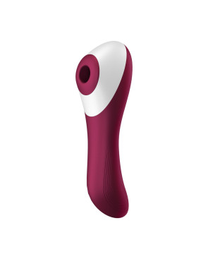 Succhia Clitoride Satisfyer Dual Crush Rosso