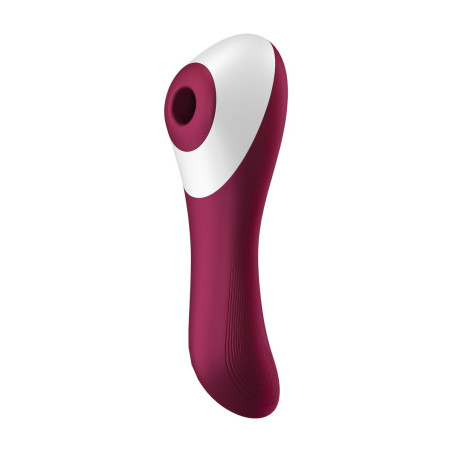 Succhia Clitoride Satisfyer Dual Crush Rosso