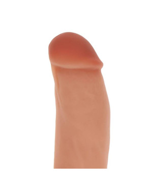 GET REAL - DILDO IN SILICONE 18 CM CON PALLE IN PELLE