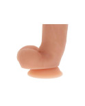 GET REAL - DILDO IN SILICONE 18 CM CON PALLE IN PELLE