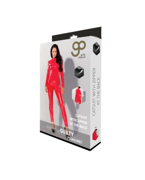 Costume Erotico Guilty Pleasure Catsuit Rosso M