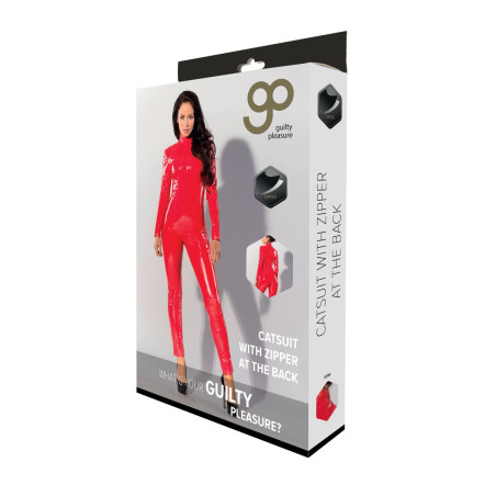 Costume Erotico Guilty Pleasure Catsuit Rosso M