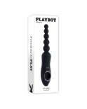 Vibratore Anale Cassini Nero Playboy Let it Bead Nero