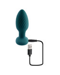 Plug Anale Playboy SPINNING TAIL TEASER Verde