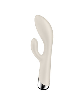 Vibratore Doppia Stimolazione Satisfyer Spinning Rabbit 1 Bianco