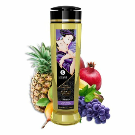 Olio per Massaggio Erotico Shunga 240 ml Frutta Esotica (240 ml)