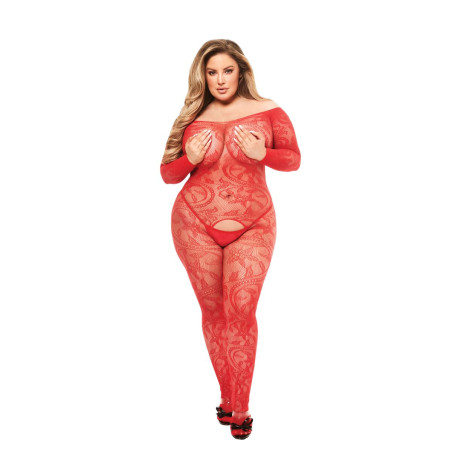 Tuta da donna Baci Lingerie Bodystocking (Queen)