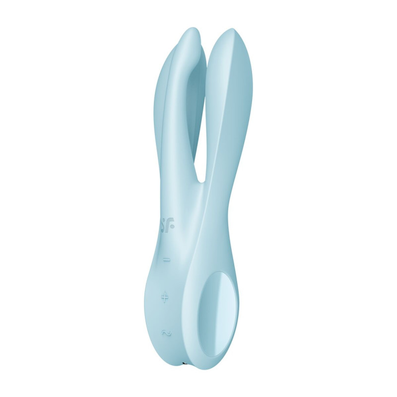 Massaggiatore Satisfyer Threesome 1 Light Azzurro