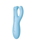 Massaggiatore Satisfyer Threesome 4 Connect Azzurro