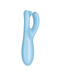 Massaggiatore Satisfyer Threesome 4 Connect Azzurro