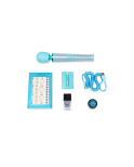 Vibratore Le Wand All That Glimmers Set Blu Pastello