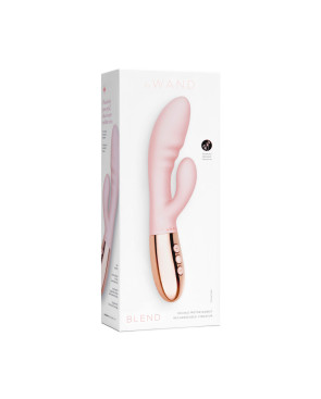 Vibratore Doppia Stimolazione Le Wand Blend Rose Gold Dorato Oro Rosa