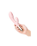 Vibratore Doppia Stimolazione Le Wand Blend Rose Gold Dorato Oro Rosa