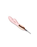 Vibratore Doppia Stimolazione Le Wand Blend Rose Gold Dorato Oro Rosa