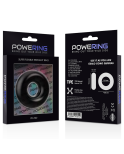 POWERING - ANELLO PER PENE SUPER FLESSIBILE E RESISTENTE 4,5 CM NERO