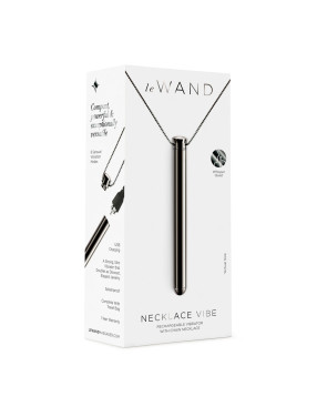 Vibratore Mini Le Wand Necklace Ciondolo Nero