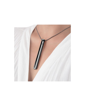 Vibratore Mini Le Wand Necklace Ciondolo Nero