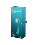 Massaggiatore Prostatico Satisfyer Plug & Play Azzurro