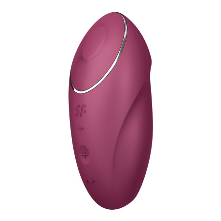 Massaggiatore Satisfyer Tap & Climax Rosso