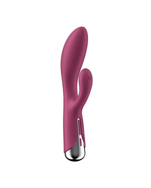 Vibratore Doppia Stimolazione Satisfyer Spinning Rabbit 1 Rosso