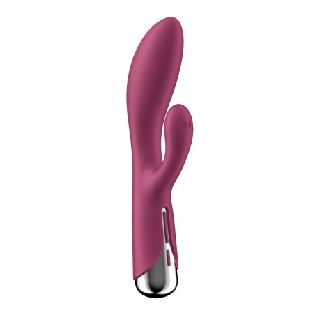 Vibratore Doppia Stimolazione Satisfyer Spinning Rabbit 1 Rosso