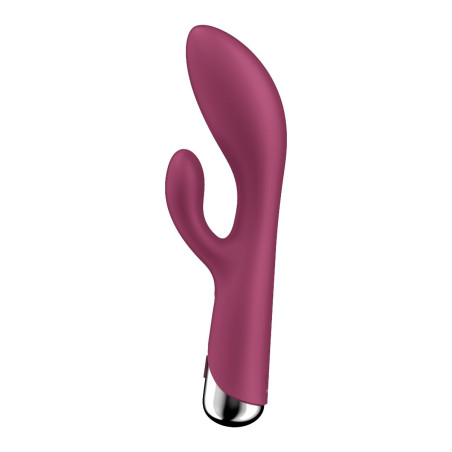 Vibratore Doppia Stimolazione Satisfyer Spinning Rabbit 1 Rosso