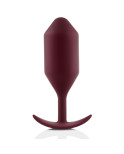 Butt Plug Vibrante B-Vibe 5 Rosso Rosso Granato