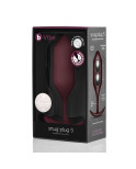 Butt Plug Vibrante B-Vibe 5 Rosso Rosso Granato