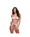 Set di Lingerie Baci Lingerie 838-SEG-3 Multicolore (S/M)