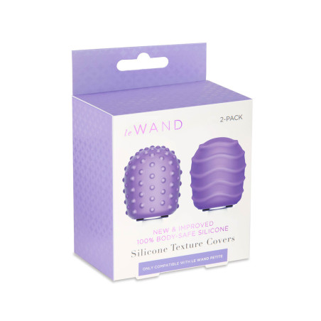 Massaggiatore Vibrante Ondulato in Silicone Petite Silicone Texture Covers Le Wand Petite