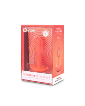 Plug Anale B-Vibe Vibrating Snug Arancio