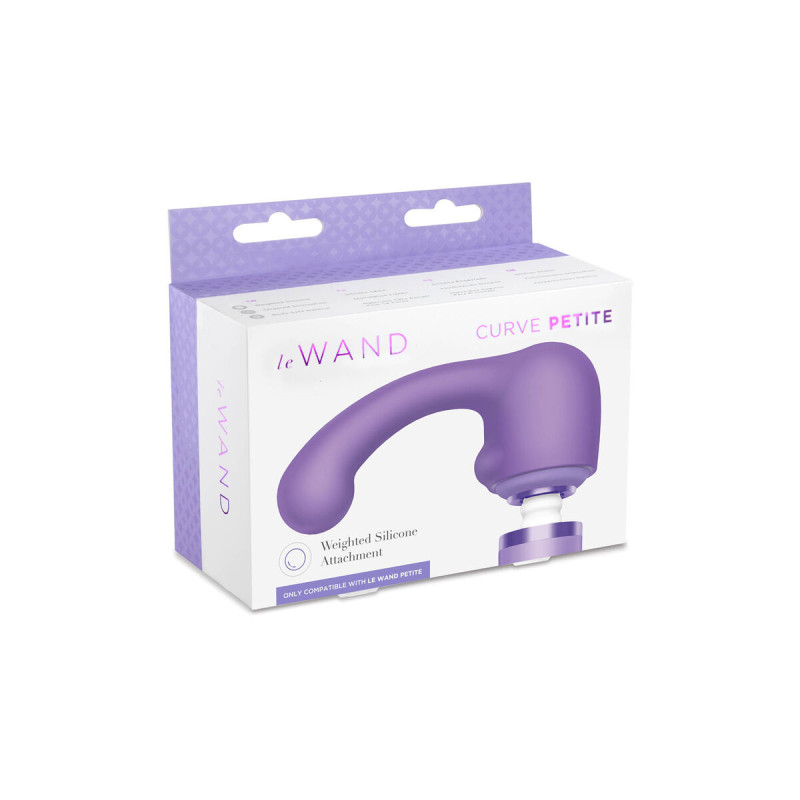 Massaggiatore Vibrante Curvo in Silicone Petite Curve Weighted Le Wand Petite