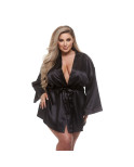 Camice Baci Lingerie All Satin Nero XL