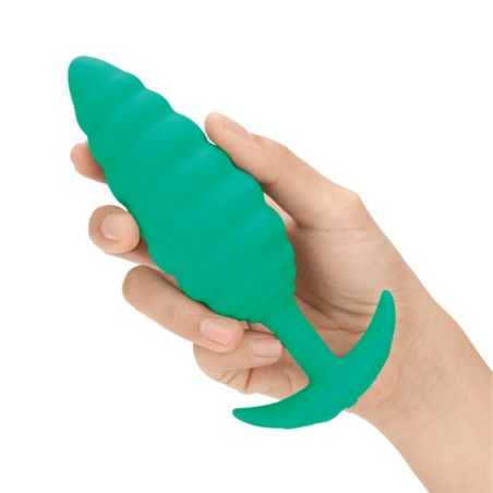 Butt Plug Vibrante B-Vibe Twist Texture Verde