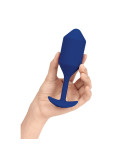 Butt Plug Snug XL B-Vibe Vibrating Azzurro