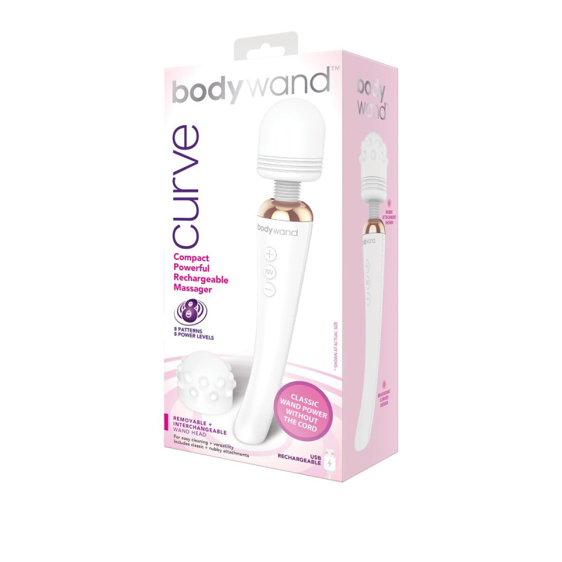 Ricarica per Bacchetta Massaggiante PalmPower Curve Bodywand Bodywand Curve Bianco