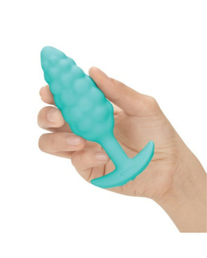 Butt Plug Vibrante B-Vibe Bump Texture Verde