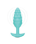 Butt Plug Vibrante B-Vibe Bump Texture Verde