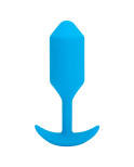 Plug Anale B-Vibe Vibrating Snug 3 Azzurro (3,7 x 13,8 x 1 cm)