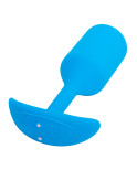 Plug Anale B-Vibe Vibrating Snug 3 Azzurro (3,7 x 13,8 x 1 cm)