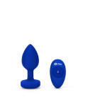 Vibratore B-Vibe Vibrating Jewel Azzurro Blu Marino L/XL