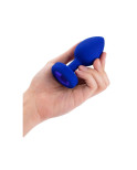 Vibratore B-Vibe Vibrating Jewel Azzurro Blu Marino L/XL