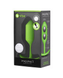 Plug Anale B-Vibe 3 Verde Lime