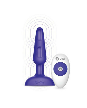 Butt Plug con Telecomando Trio Viola B-Vibe 05882530000 Viola