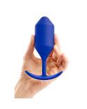 Plug Anale B-Vibe 4 Azzurro Blu Marino