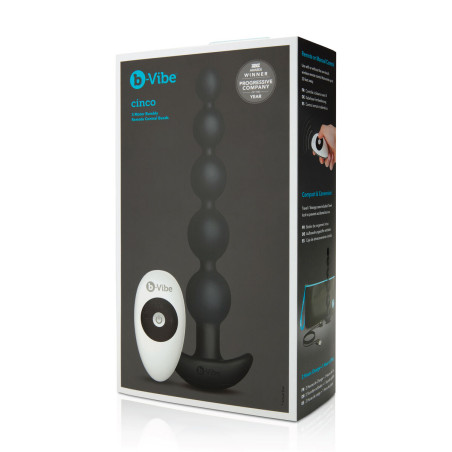 Palline Anali Nero B-Vibe 9516 Silicone