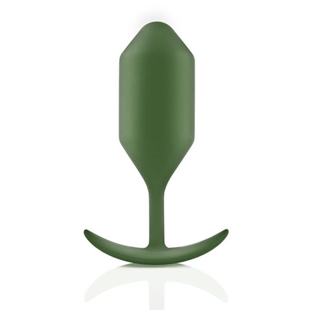 Plug Anale B-Vibe 4 Verde Verde militare