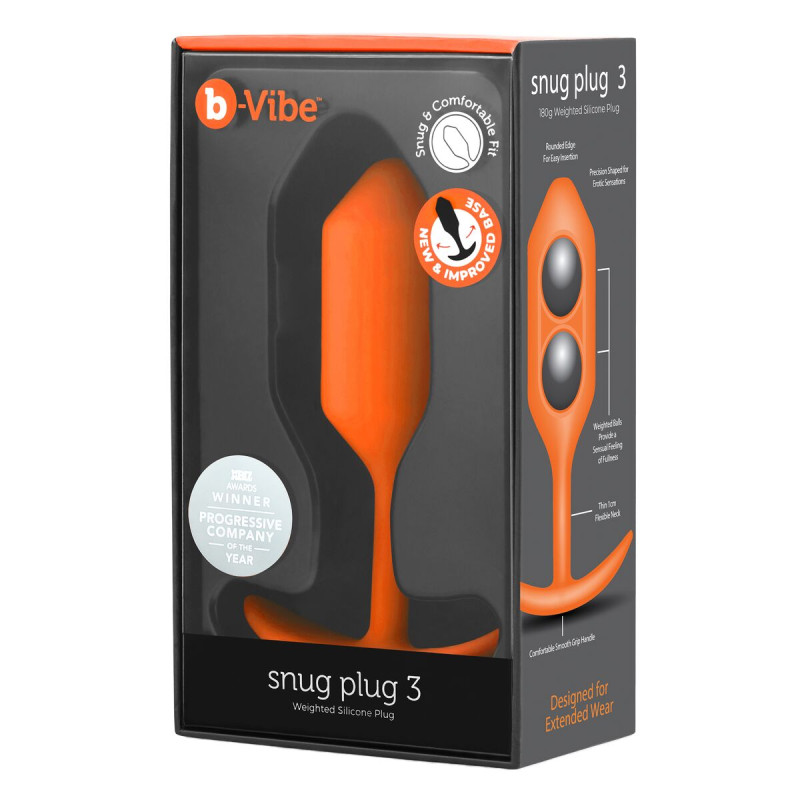 Plug Anale B-Vibe 3 Arancio