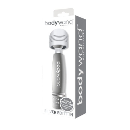 Mini Bacchetta Massaggiante Argento Bodywand Mini Wands Argentato