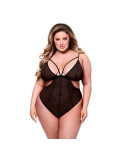 Body Baci Lingerie Crotchless Nero Queen size